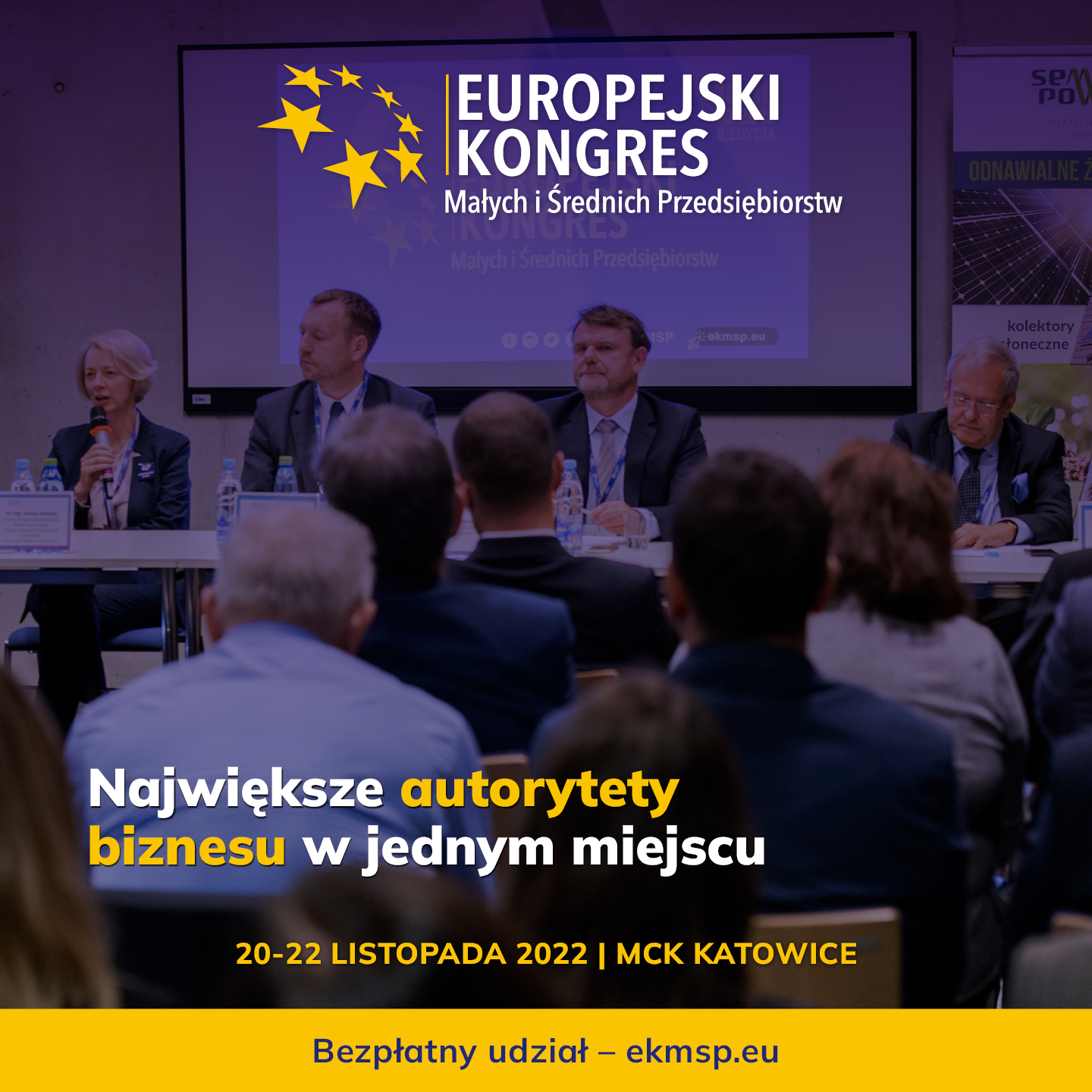Europejski Kongres Małych i Średnich Przedsiębiorstw, 20-22 listopada 2022_Katowice