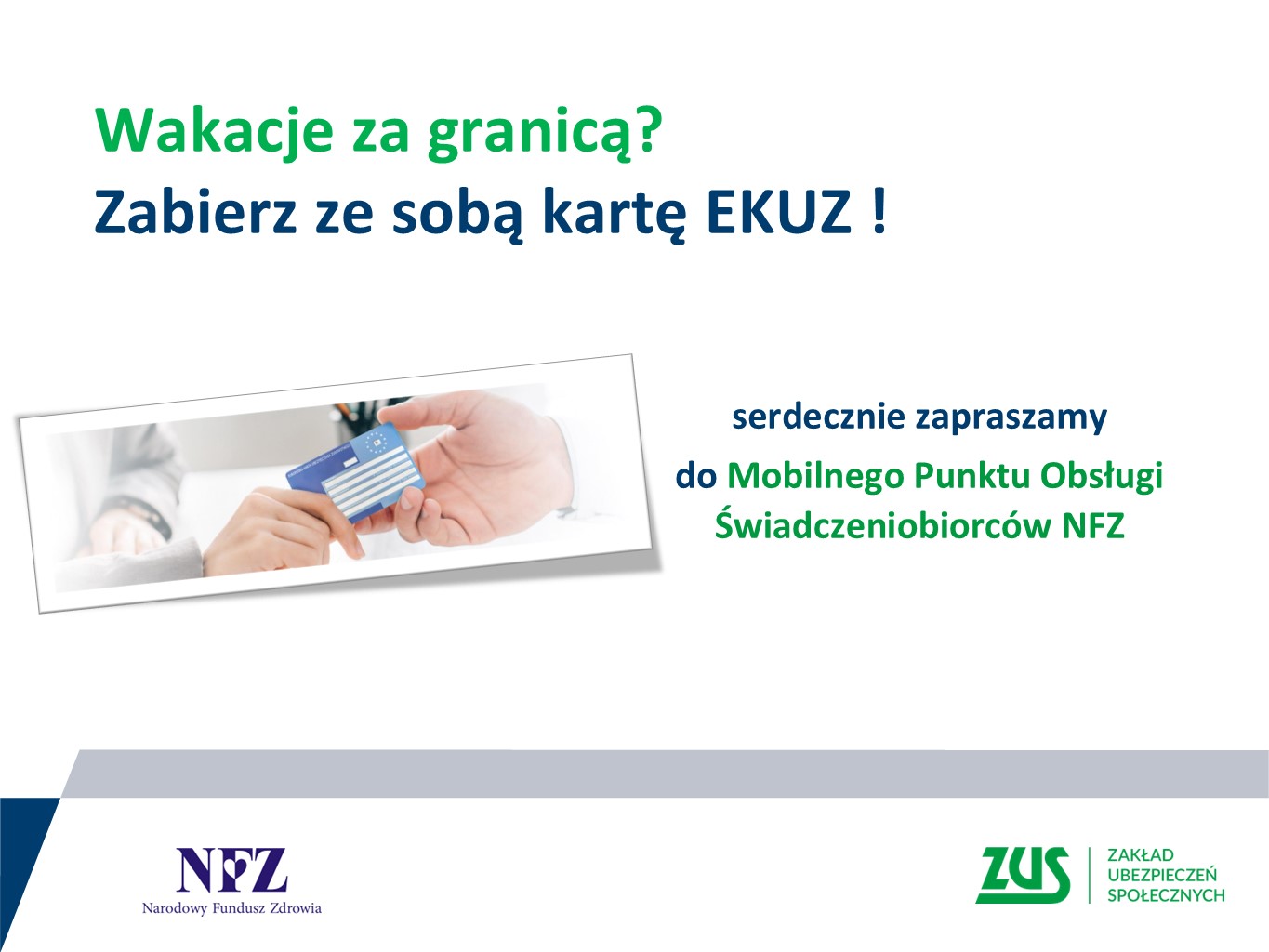 Zdjęcie artykułu EKUZ - zabierz ze sobą na wakacje!